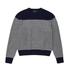 Ernie Stripe Wool Crew