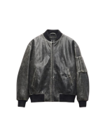 Manston Leather Bomber