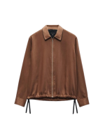 Blouson Viscose Zip Shirt