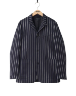 Parker Striped Cotton Wool Blazer