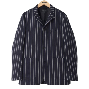 Parker Striped Cotton Wool Blazer