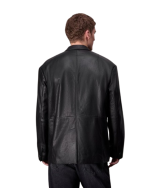 Shift Leather Blazer