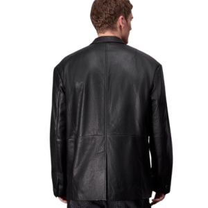 Shift Leather Blazer